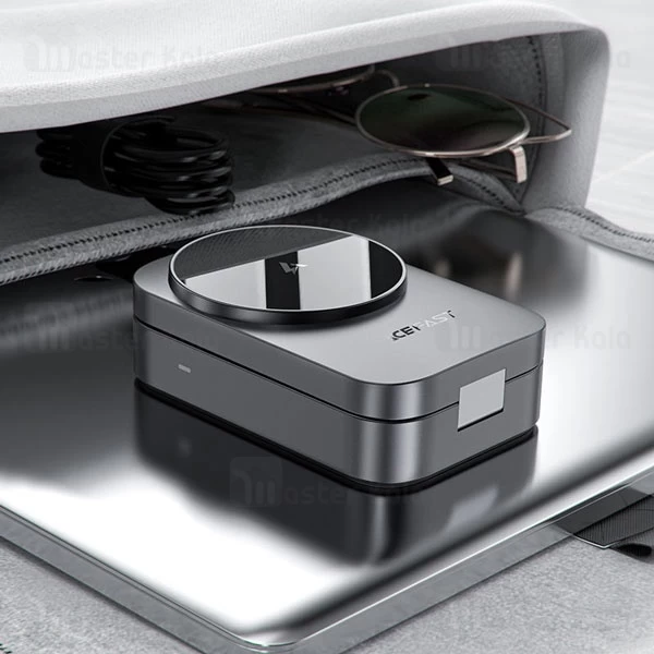 استند و شارژر وایرلس چند کاره مگ سیف ایس فست ACEFAST E22 با قابلیت شارژ اپل واچ