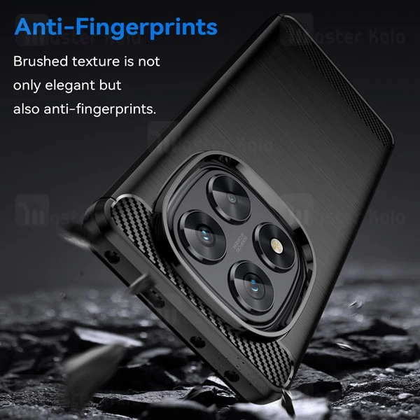 قاب فیبر کربنی شیائومی Xiaomi Redmi Note 14 Pro 5G / Poco X7 5G Rugged Armor Fiber Carbon