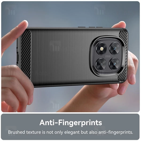 قاب فیبر کربنی شیائومی Xiaomi Redmi Note 14 Pro 5G / Poco X7 5G Rugged Armor Fiber Carbon