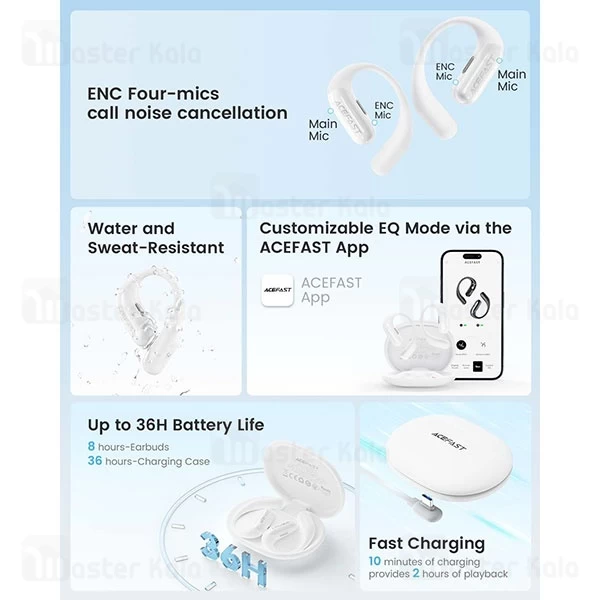 هندزفری بلوتوث ایس فست ACEFAST FA002 ACEFIT Air