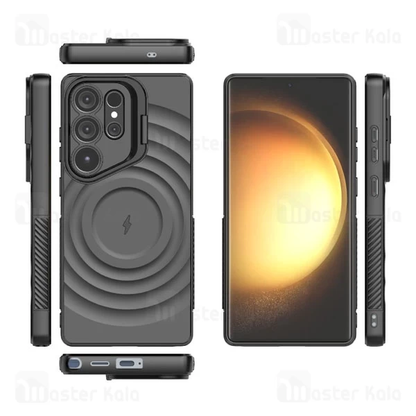 قاب سیلیکونی مگ سیف سامسونگ Samsung Galaxy S25 Ultra Corrugated MagSafe