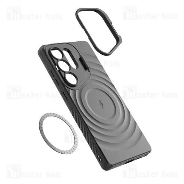 قاب سیلیکونی مگ سیف سامسونگ Samsung Galaxy S25 Ultra Corrugated MagSafe