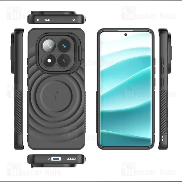 قاب سیلیکونی مگ سیف شیائومی Xiaomi Redmi Note 14 Pro Plus Pro Plus 5G Corrugated MagSafe