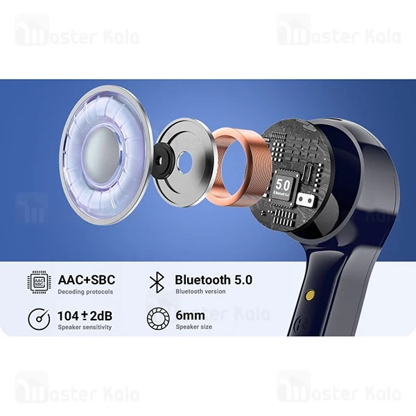 هندزفری بلوتوث ایس فست ACEFAST T6 ENC