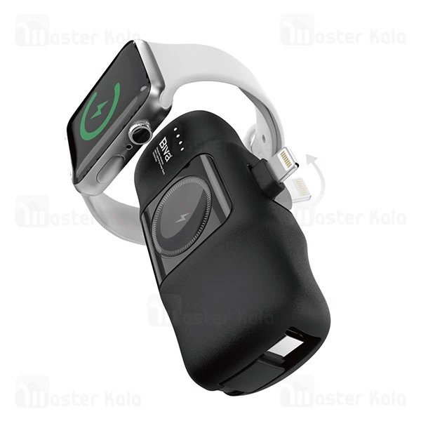 پاوربانک وایرلس 5000 بیوا Biva BP-033 توان 18.5 وات با کابل متصل