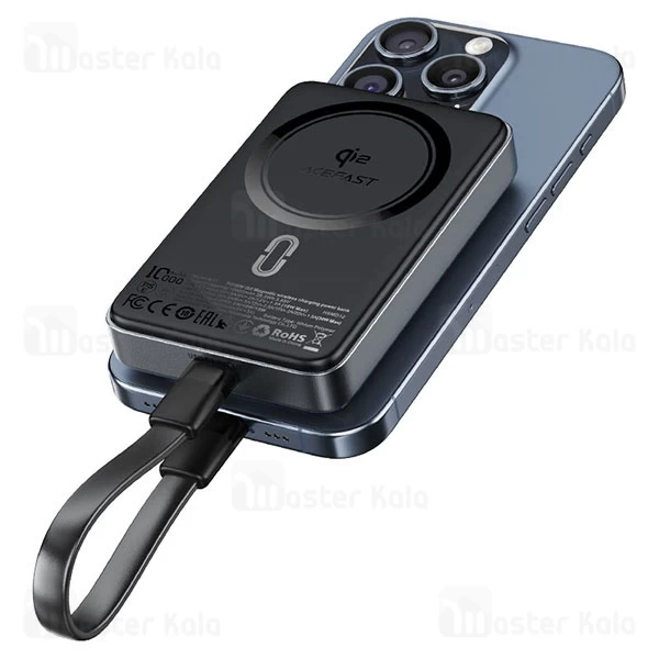 پاوربانک وایرلس 10000 مگ سیف ایس فست ACEFAST M11 