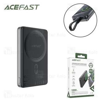 پاوربانک فوق نازک وایرلس 10000 مگ سیف ایس فست ACEFAST M12 توان 20 وات