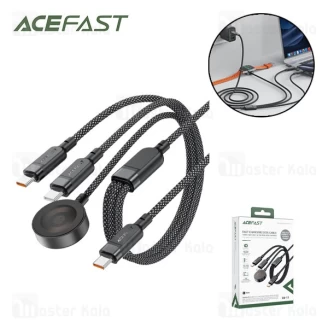 کابل دو سر Type-C و شارژر اپل واچ ایس فست ACEFAST C6-11 طول 1.2 متر توان 100 وات