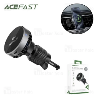 هولدر و شارژر وایرلس دریچه کولری مگ سیف ایس فست ACEFAST D40 Qi2 توان 15 وات