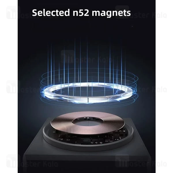 استند و شارژر وایرلس مگنتی بیوا Biva WLC-16 3in1 Magnetic wireless Charger با امکان شارژ اپل واچ