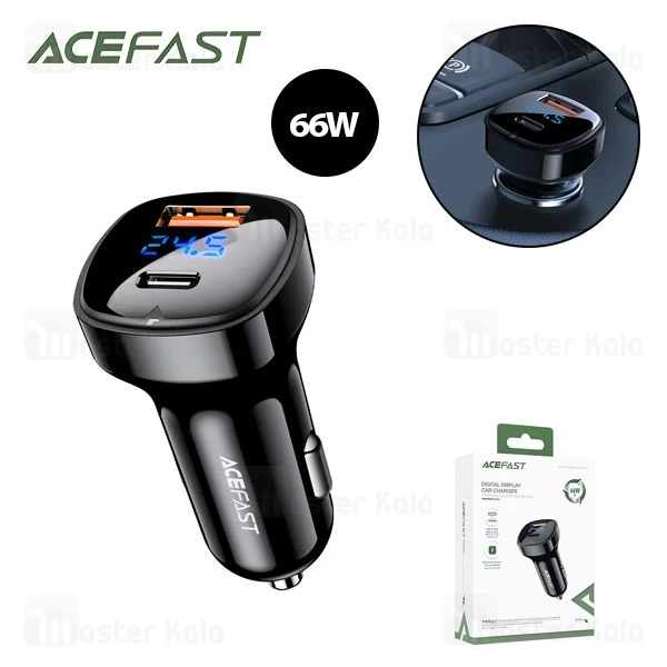 شارژر فندکی ایس فست ACEFAST B4 توان 66 وات