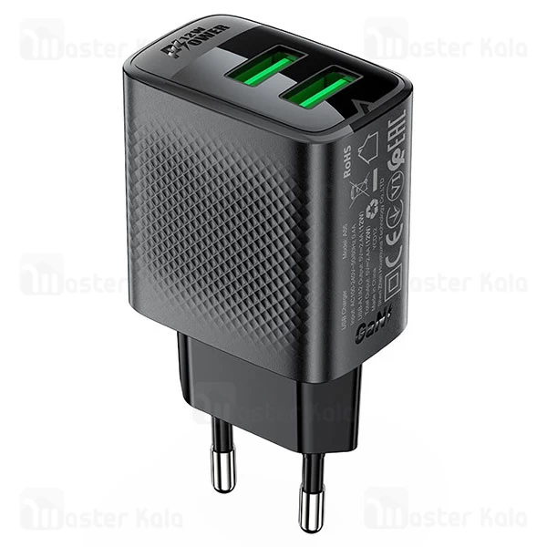 شارژر دیواری 2 پورت ایس فست ACEFAST A86 Wall Charger
