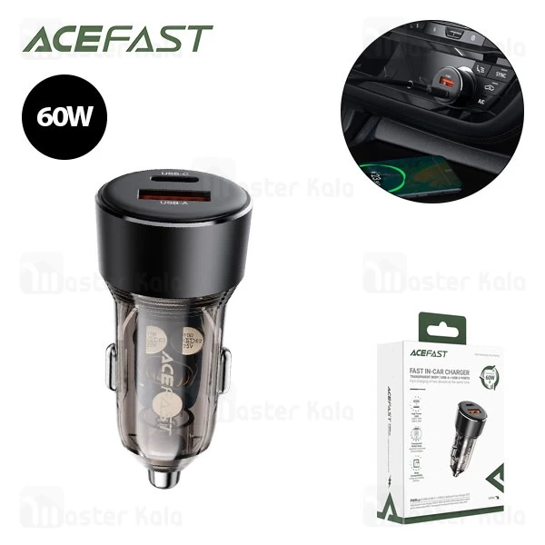 شارژر فندکی ایس فست ACEFAST B12 توان 60 وات