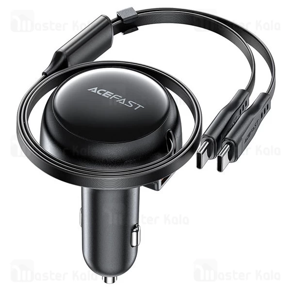 شارژر فندکی ایس فست ACEFAST B13 توان 53 وات همراه با کابل متصل