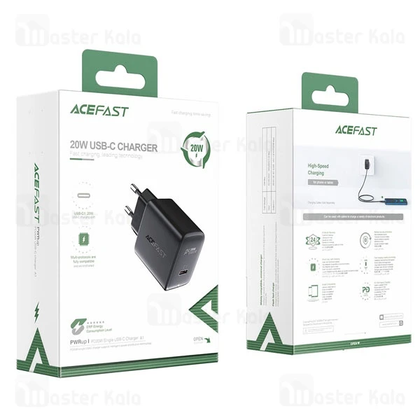 شارژر دیواری ایس فست ACEFAST A1 توان 20 وات