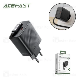 شارژر دیواری ایس فست ACEFAST A110 PD30W Fast Charger توان 30 وات همراه با کابل جمع شونده