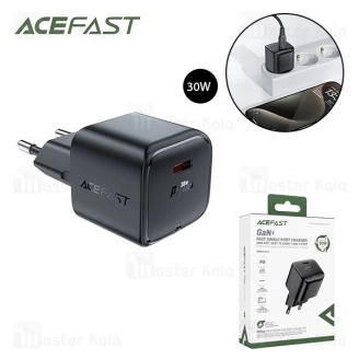 شارژر دیواری ایس فست ACEFAST A77 mini PD30W GaN Fast Charger توان 30 وات