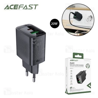 شارژر دیواری ایس فست ACEFAST A78 PD20W GaN Fast Charger توان 20 وات