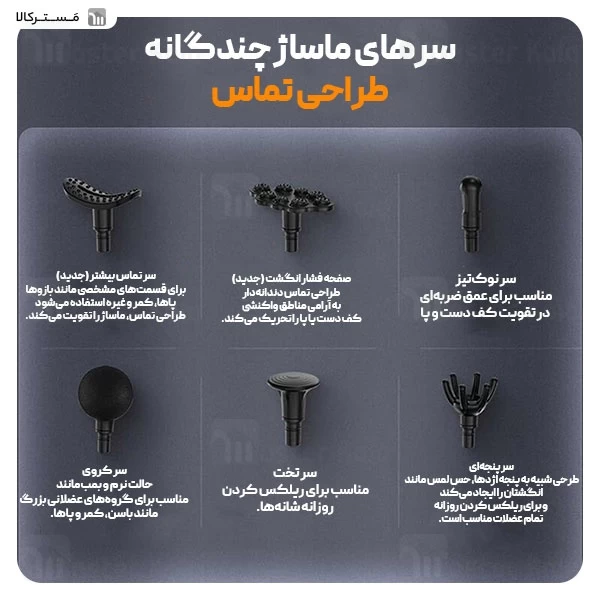 ماساژور تفنگی فیلیپس Philips PPM7323