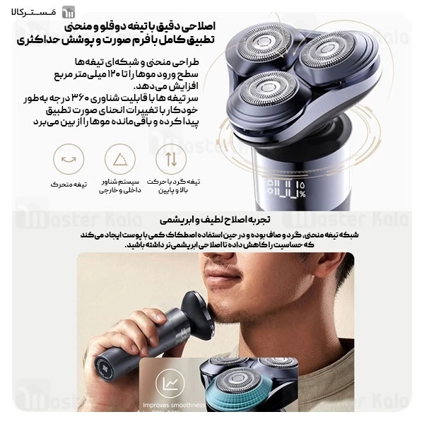 ماشین ریش تراش شیائومی Xiaomi Mijia S302