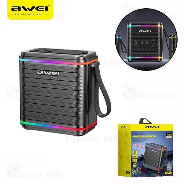 اسپیکر بلوتوث اوی Awei KA3 توان 15 رم خور