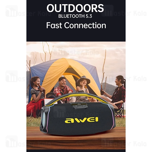 اسپیکر بلوتوث اوی Awei KA16 توان 60 وات رم و فلش خور