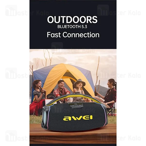اسپیکر بلوتوث اوی Awei KA16 توان 60 وات رم و فلش خور