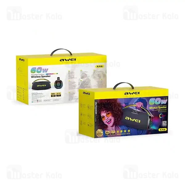 اسپیکر بلوتوث اوی Awei KA16 توان 60 وات رم و فلش خور