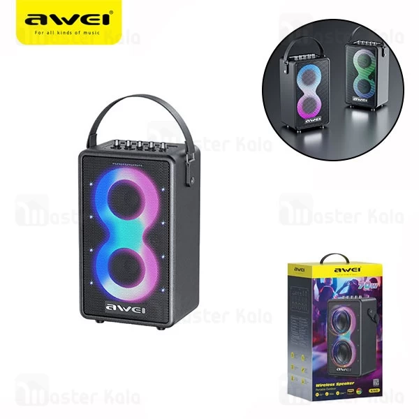 اسپیکر بلوتوث اوی Awei KA15 توان 70 وات رم و فلش خور