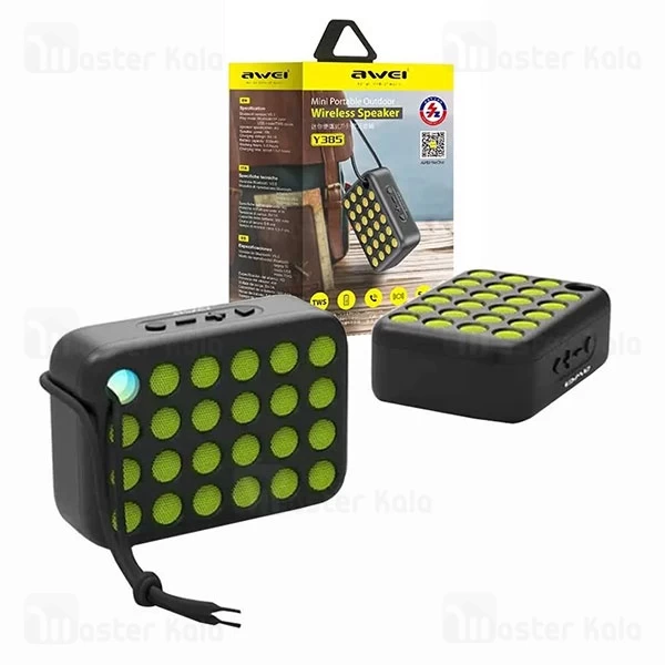 اسپیکر بلوتوث اوی Awei Y385 توان 4 وات رم و فلش خور
