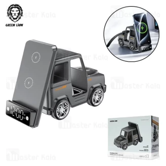 استند و شارژر وایرلس و اسپیکر گرین لاین Green Lion G-WAG 6 IN 1 GNGWAG6N1 توان 15 وات