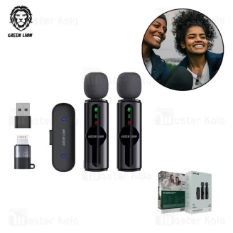 میکروفون بی سیم گرین لاین Green Lion GM-76X GNGM76XMICBK