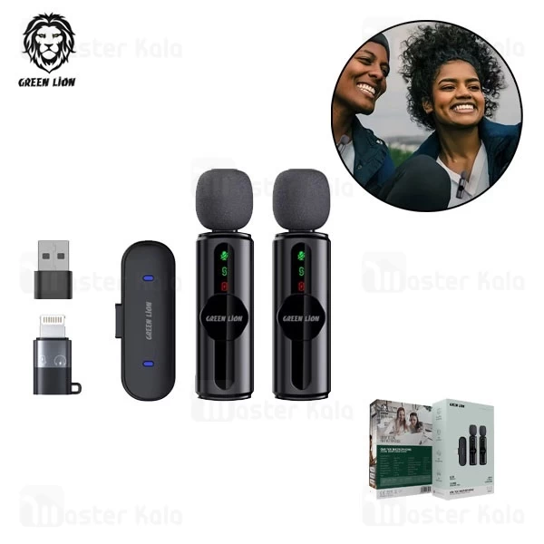 میکروفون بی سیم گرین لاین Green Lion GM-76X GNGM76XMICBK
