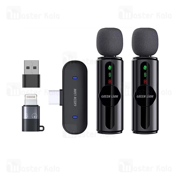میکروفون بی سیم گرین لاین Green Lion GM-76X GNGM76XMICBK