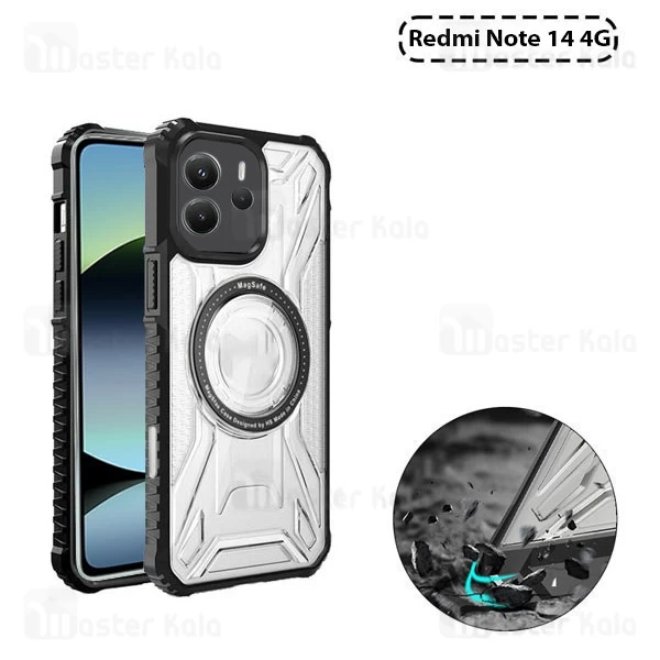 قاب مگنتی آرمور شیائومی Xiaomi Redmi Note 14 4G Magnetic Armor