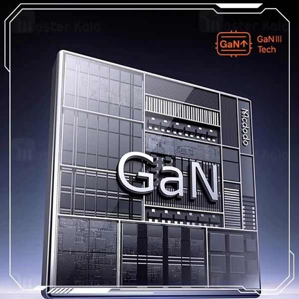 شارژر دیواری بیوا Biva HC-59 GaN Fast Charger توان 65 وات همراه با کابل جمع شونده