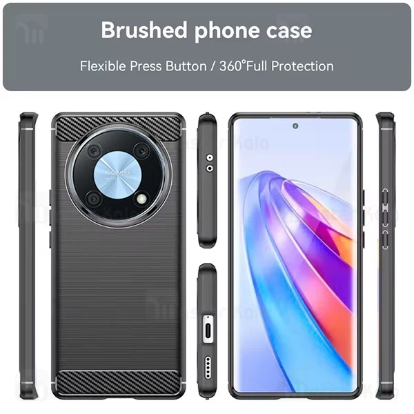 قاب فیبر کربنی هواوی Huawei Y90 Rugged Armor Fiber Carbon