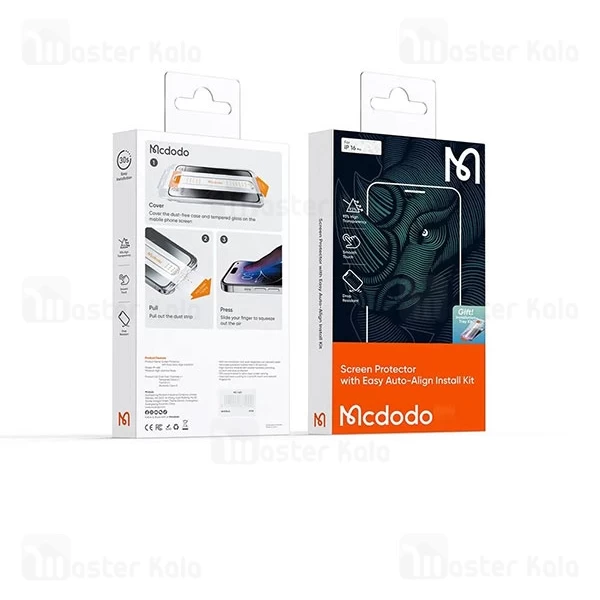 گلس تمام صفحه تمام چسب مک دودو Apple iPhone 16 Pro Max Mcdodo PF-6863 Tempared Glass