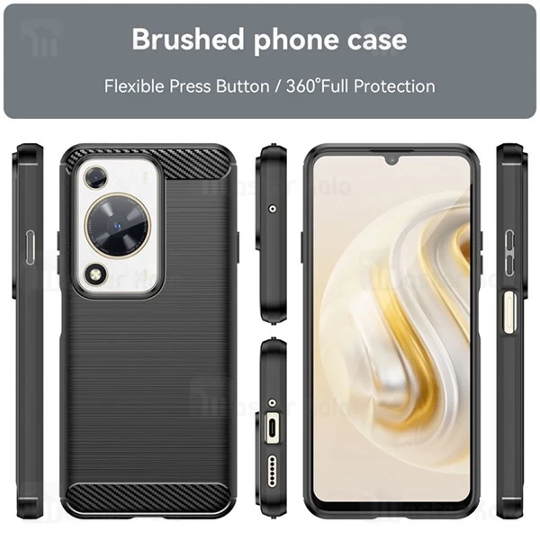 قاب فیبر کربنی هواوی Huawei nova Y72 / Enjoy 70 Rugged Armor Fiber Carbon