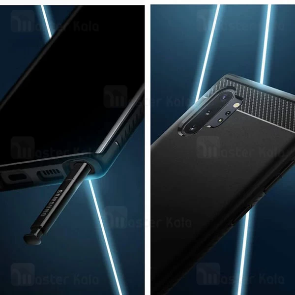 قاب فیبر کربنی سامسونگ Samsung Galaxy Note 10 Plus Rugged Armor Fiber Carbon