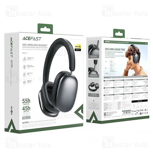 هدفون بلوتوث ایس فست ACEFAST H9 ANC Wireless Headset