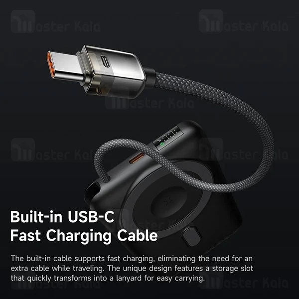 پاوربانک وایرلس 10000 مگنتی مک دودو Mcdodo MC-6320 توان 20 وات دارای کابل متصل و استند