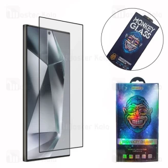 گلس تمام صفحه تمام چسب مانکی Samsung Galaxy S24 Ultra Monkey Full Screen Glass