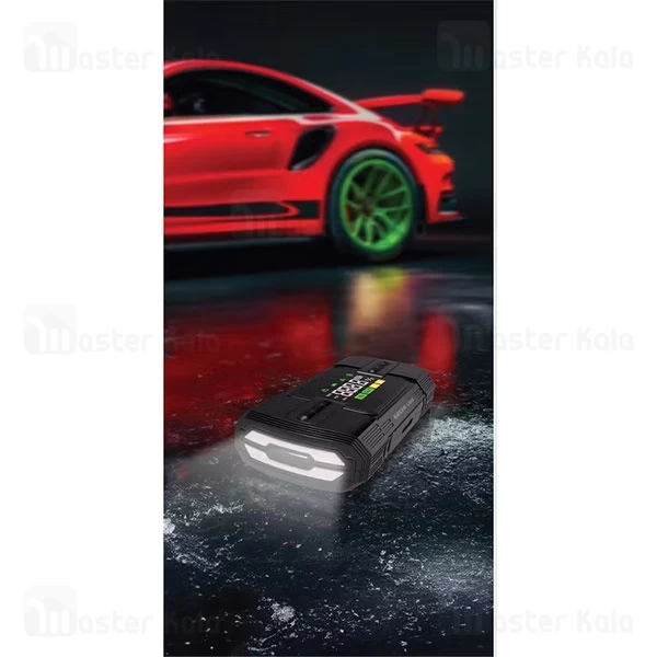 پاوربانک 12000 و کمپرسور باد و جامپ استارتر خودرو گرین لاین Green Lion 12V Jump Starter