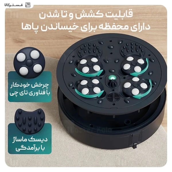 شستشو دهنده و ماساژور پای تاشوی فیلیپس Philips PPM6501