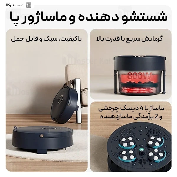 شستشو دهنده و ماساژور پای تاشوی فیلیپس Philips PPM6501