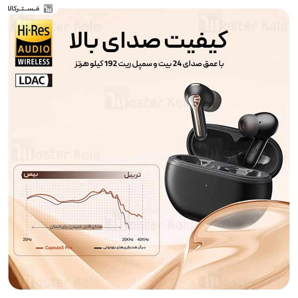 هندزفری بلوتوث ساندپیتز SoundPeats Capsule3 Pro