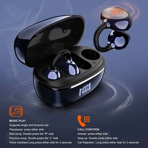 هندزفری بلوتوث الدینیو LDNIO Open Ear Clip Earbuds T09