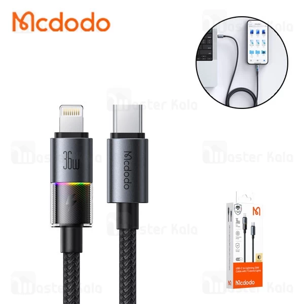 کابل لایتنینگ به Type-C مک دودو Mcdodo CA-819 طول 1.2 متر توان 36 وات