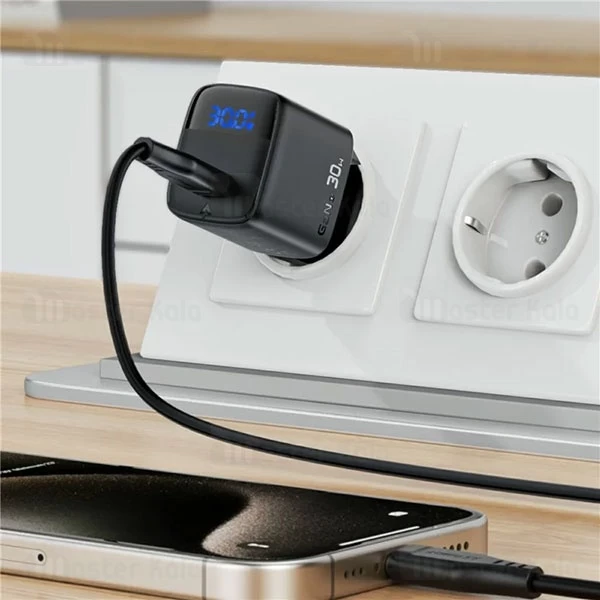 شارژر دیواری ایس فست ACEFAST A115 PD30W GaN Fast Charger توان 30 وات